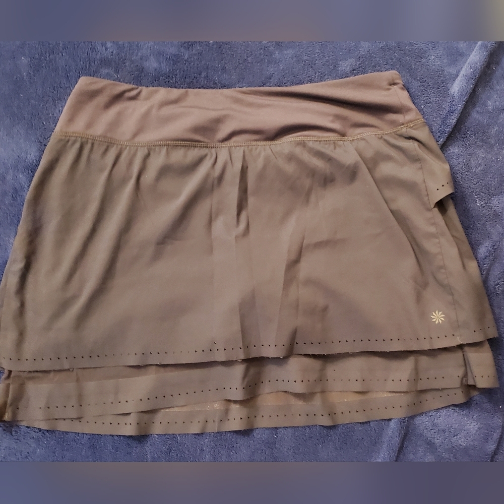 Navy Athleta Skort with Layered Design